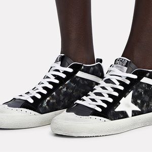 Golden goose mid star leather sneakers size 7